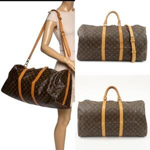 💎✨Authentic✨💎Louis Vuitton Monogram Keep All Bandouliere 55